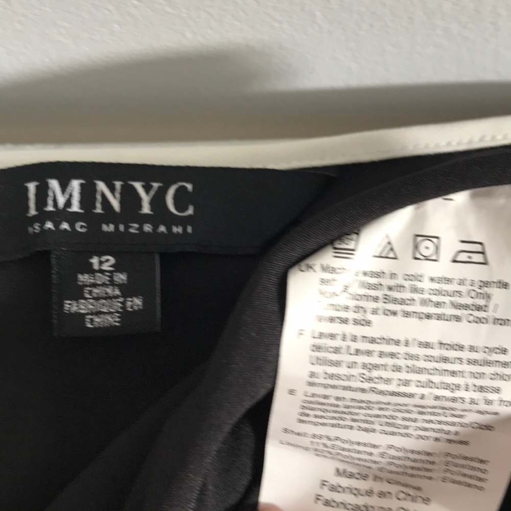 Isaac Mizrahi IMNYC Sleeveless Ruffle Dress Black - Picture 8 of 8